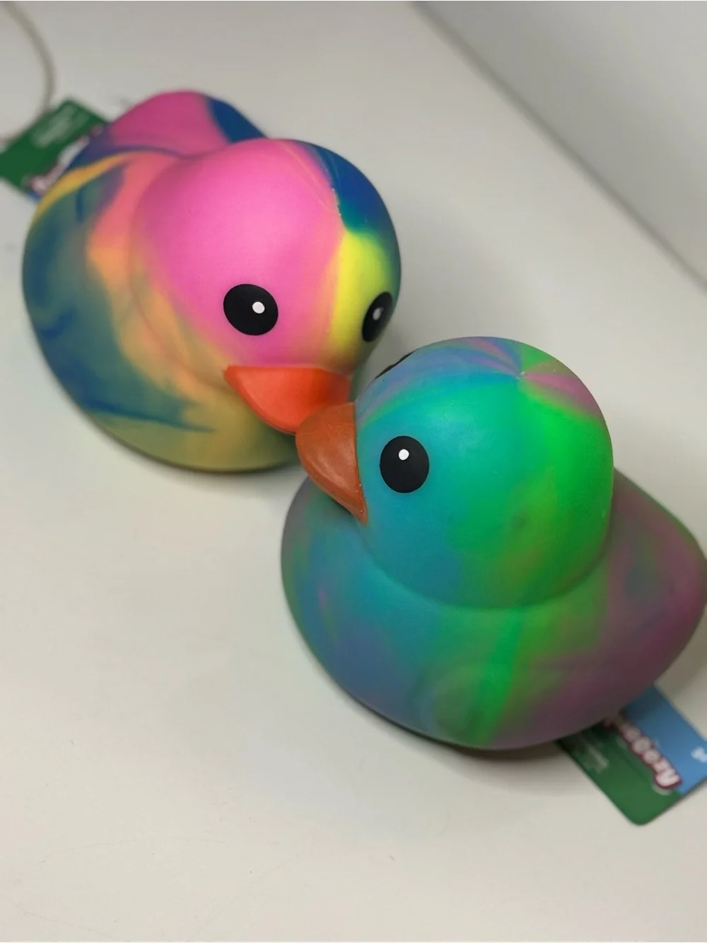 2 Jumbo Squishy Duck Toy! Stress Relief toy . About 6 inches and non toxic. New!